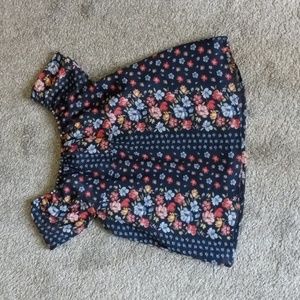 Used Abercrombie Kids Size 13/14 Floral Shirt